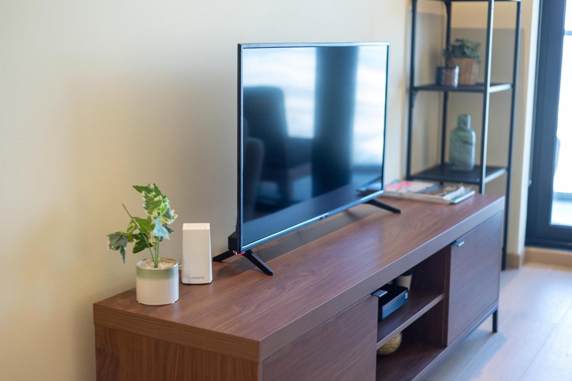 Modern 1Br Apartment, High Floor, Near Dubai Mall Dış mekan fotoğraf